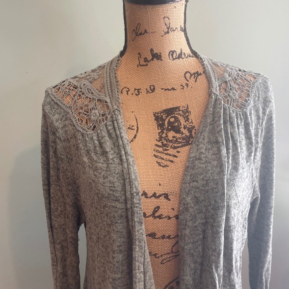 Miami Women Boho Chic Soft Grunge Festival Hippie Cardigan‎ Sweater Green Medium - Picture 3 of 5